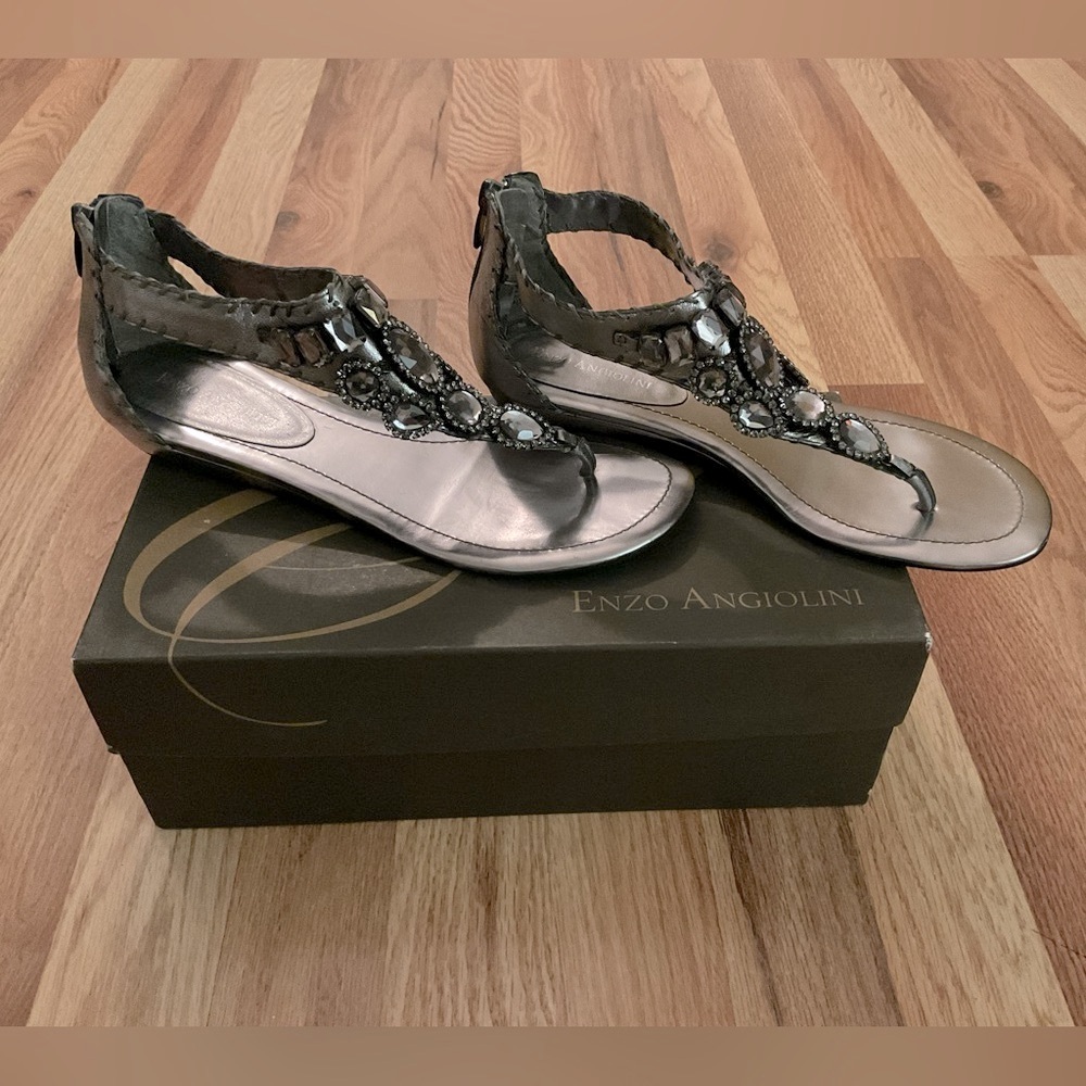 Enzo Angiolini Metallic Sandals